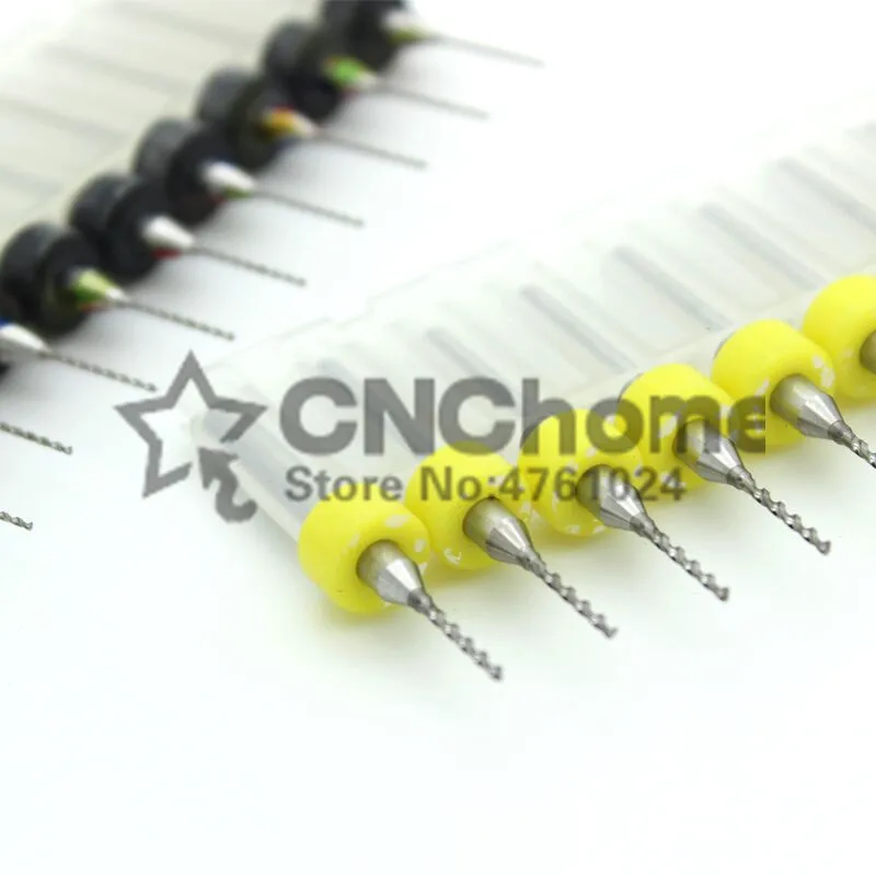 10 pcs bordo PCB drill 0.3 millimetri ~ 3.0 millimetri HSS Incisione mini twist drill bit set Falegname Lavorazione Del Legno trapano set bit