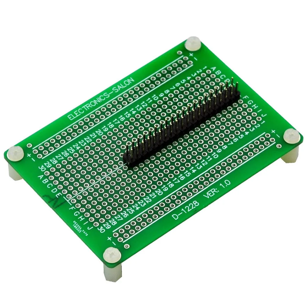 Electronics-Salon Solderable Breadboard Proto Board PCB DIY Kit for Raspberry Pi 2/3 Model A B A+ B+ ZERO