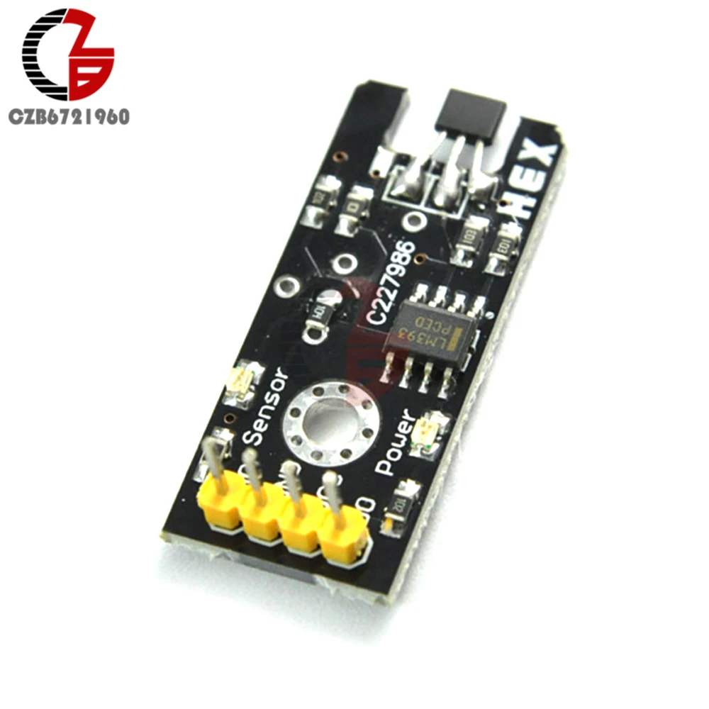 5V 12V DC Hall Sensor Switch Module Magnetic Field Motion Sensor Detector Controller Switch Board DIY for Arduino Smart Car