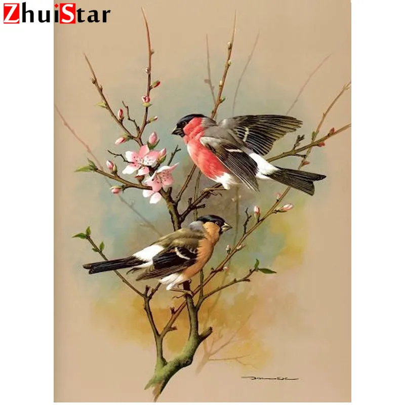 Full DIY 5D Diamond Painting animal bird Cross Stitch square Diamond Embroidery Patterns rhinestones Diamond Mosaic XY1