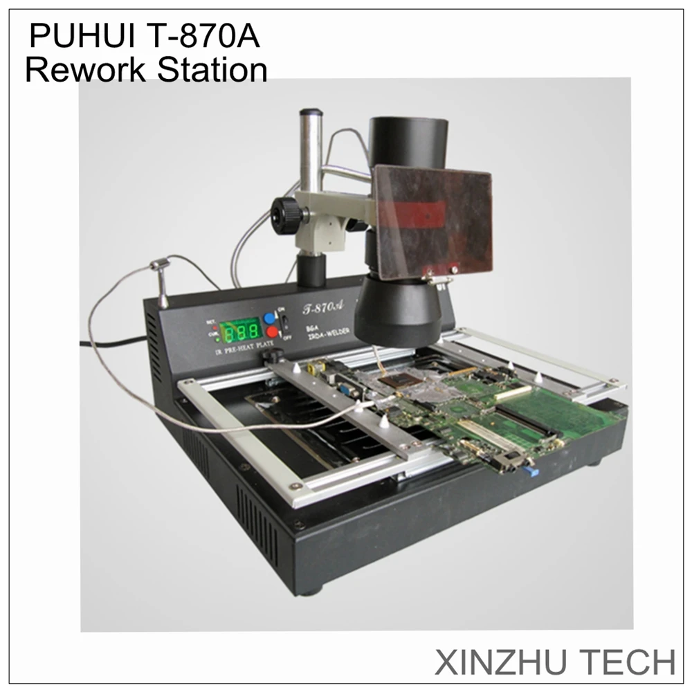 

PUHUI T-870A Preheating Station Welder BGA IRDA Infrared Heating Rework Station PCB Preheater Soldering Station Welding Machine