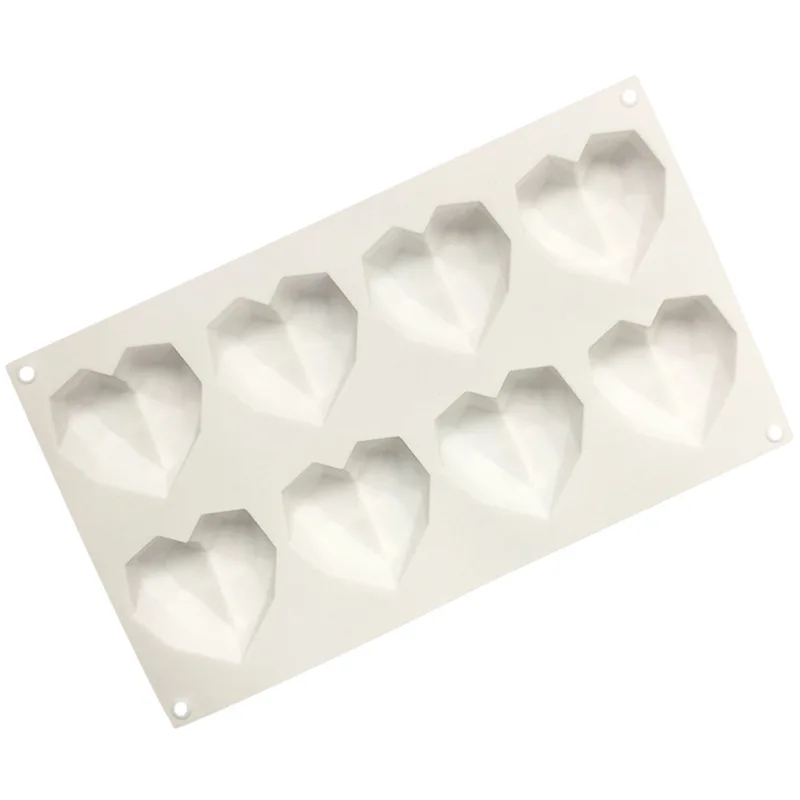 Spot wholesale 8-dimensional small caring silica gel cake mould DIY hand tools for household use  XG771