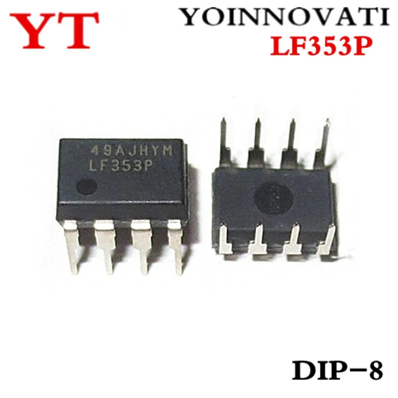  10 PCS / LOT LF353P LF353 353P IC 3MHZ DIP8 IC