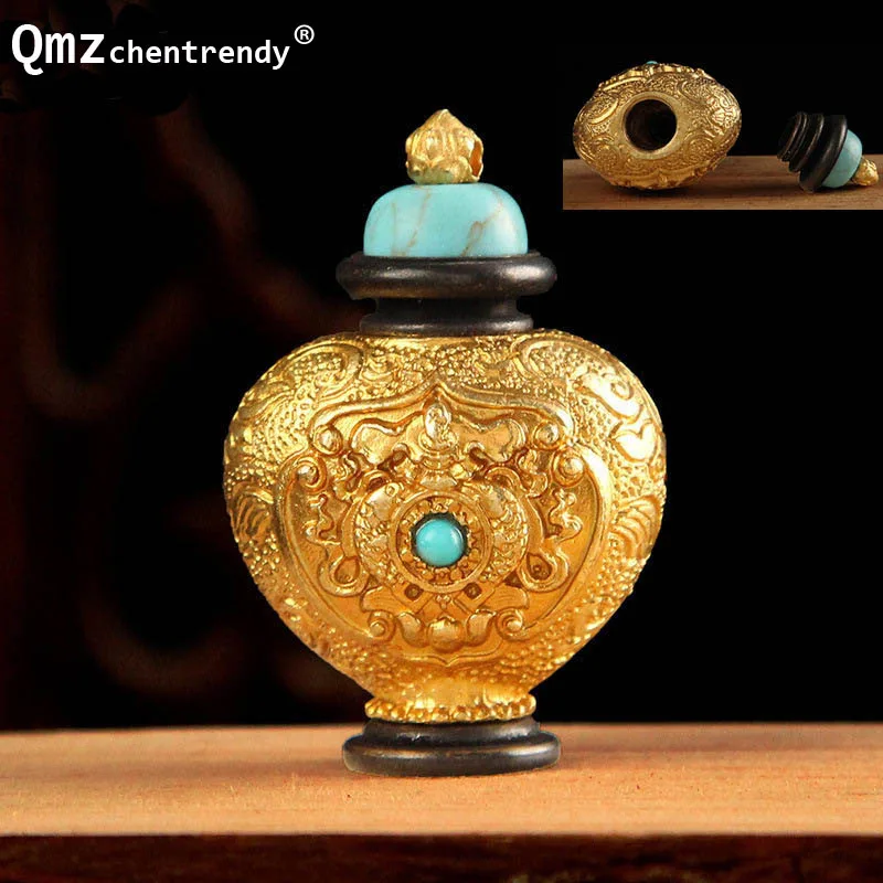 

Can Open High Quality Copper Retro Tibet Spiritual Mandala Pendants Necklaces Ashes Urn stupa Keepsake Nipal Buddhism Jewelry