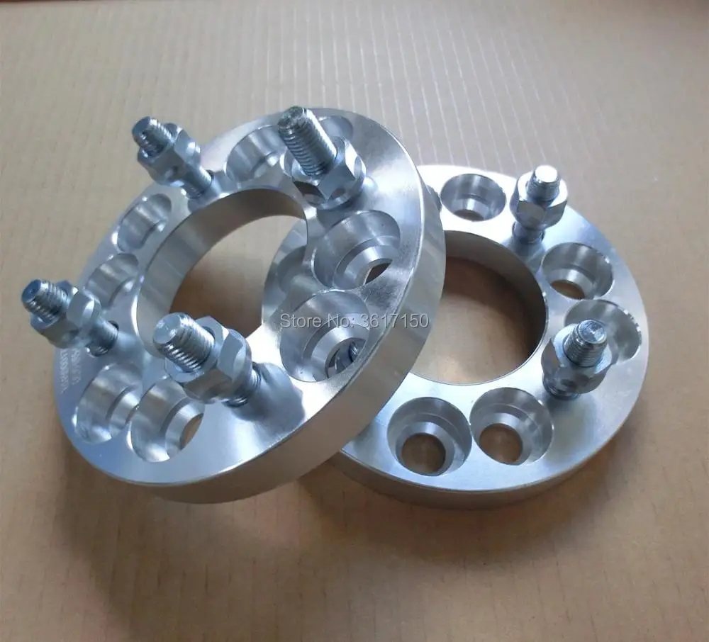 2pcs 20mm Wheel Adapter Spacer PCD 4x100 / 4x114.3 To 4x108 Center Bore 71mm Lug Studs M12x1.5