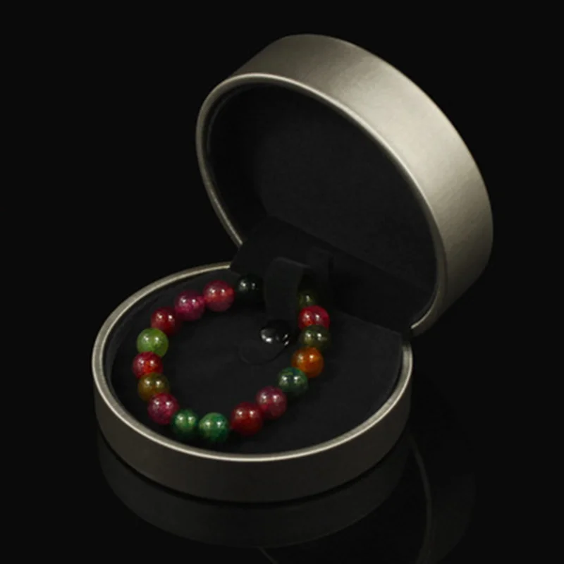 New Leather Jewellery Box Fashion Ring Wedding Box For Women Bracelet Small Package Boxes Quality Ladies Necklace Box