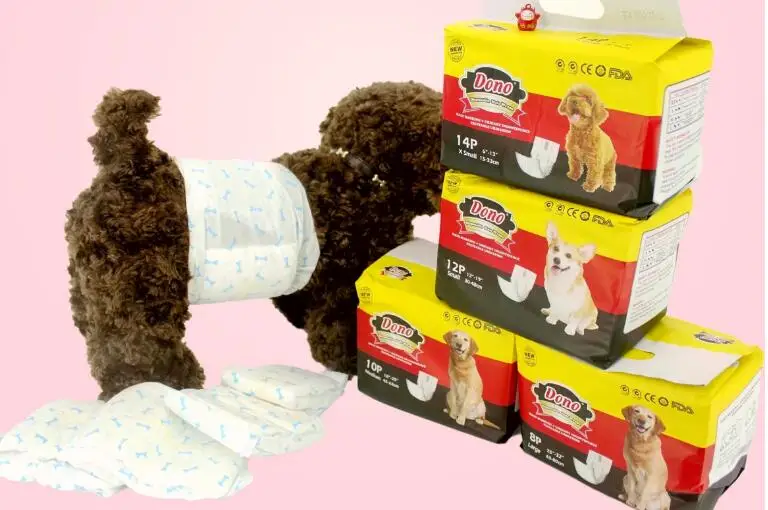 For Male Dog Diapers Urine Shorts Pet Cat Dog Water-absorbing Type Dry Health Panties Pet Dog Disposable Sanitary Pants 4 Sizes