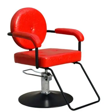 Barber chair can be raised and lowered down retro haircut chair hair salon hairdressing chair Japanese style shampoo chair