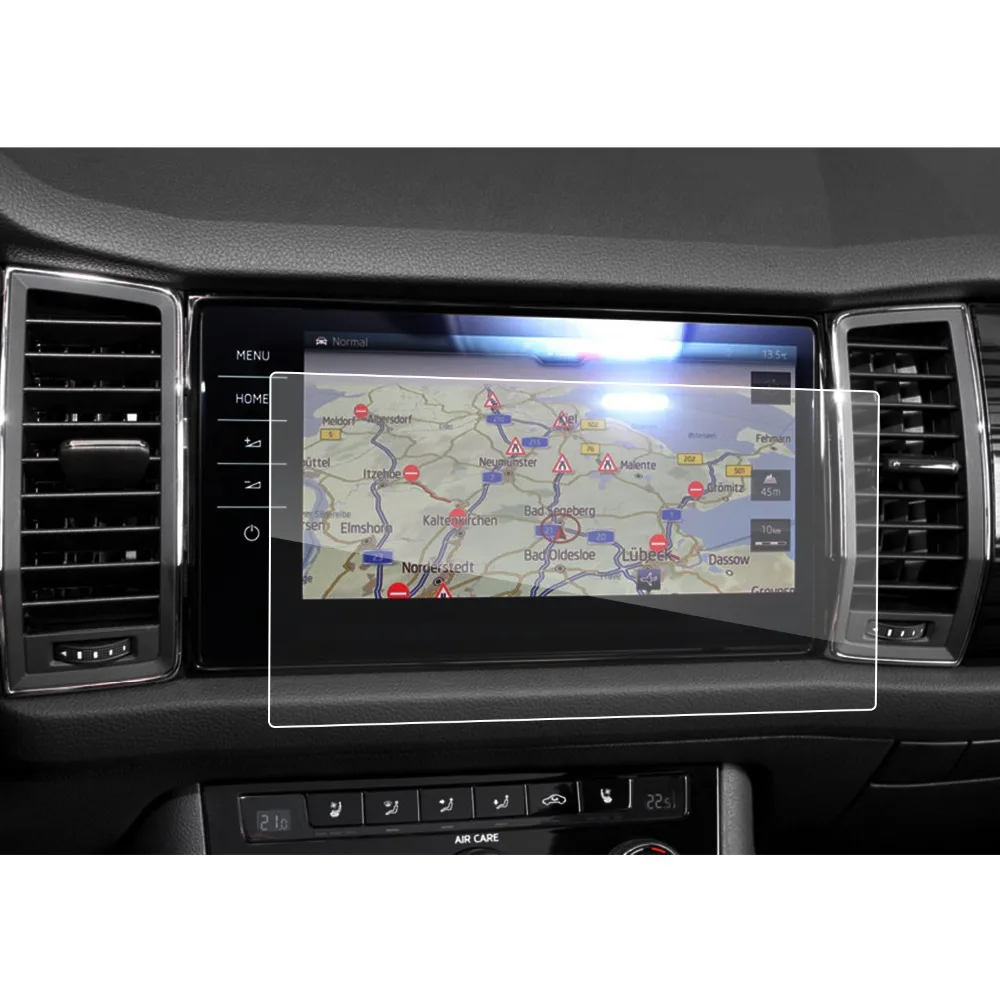RUIYA – protecteur d'écran pour voiture, accessoire pour écran de Navigation de 9.2 pouces, pour kodiaqbus, 2017, 2018