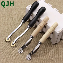 1PCS Leather Cloth Paper Overstitch Wheel Scanning line scribingDIY Sewing Leather Craft Tool Steel ToothType Scanning