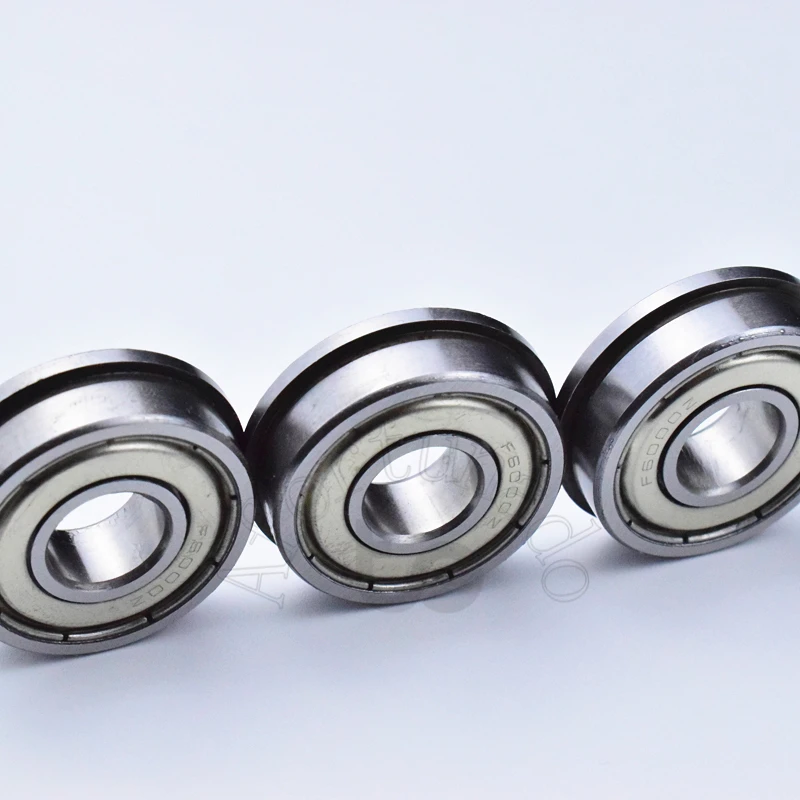 Flange Bearing 10pcs F6000ZZ 10*26(28)*8(mm) free shipping chrome steel Metal Sealed High speed Mechanical equipment parts