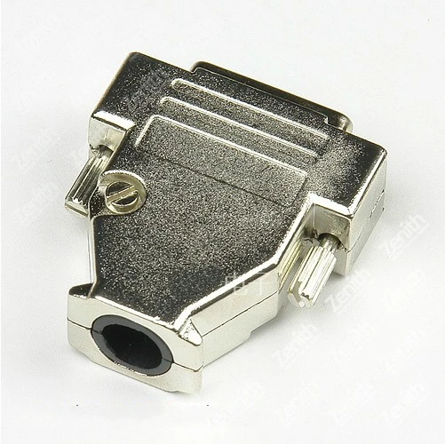 Top D-Sub 15-pin DB15 connector (female) solid pin module + removable metal housing