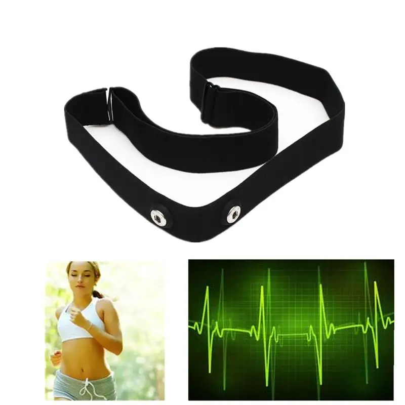 YS Heart Rate Monitor Elastic Chest Belt Strap Bands Adjustable Sport Fitness Equipment for Polar Wahoo Garmin Body Building