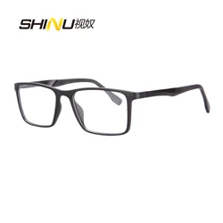 SHINU Blue Light Blocking Progressive Multifocal Reading Glasses Men prescription glasses myopia single visiion