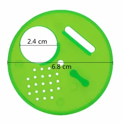 20Pcs Plastic Round Nest Door Beekeeping Box Accessories Beehive Nest Circular Door Bee Tool Farm Beekeeper Apiculture Supplies