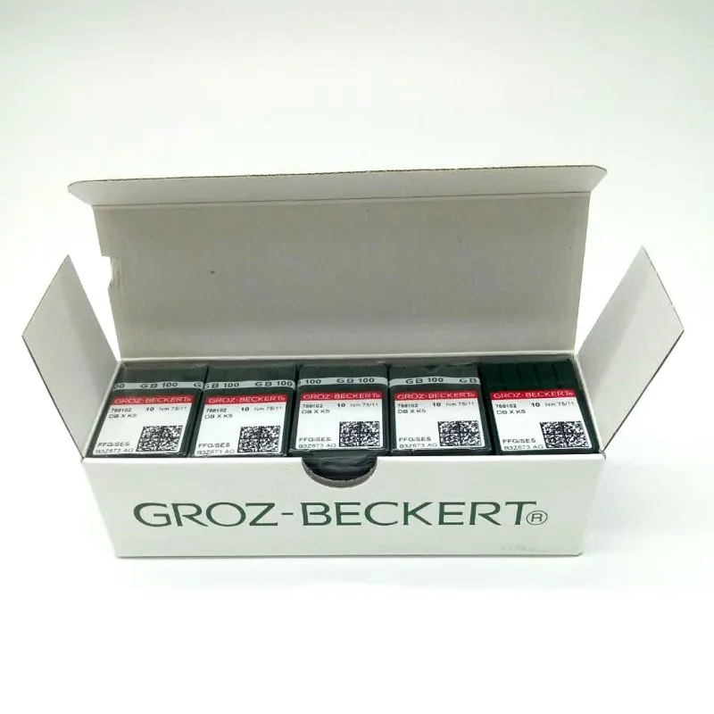 Hot sale high quality 500 pcs GROZ-BECKERT DBXK5 style NM 75/11 needles Origin in Germany