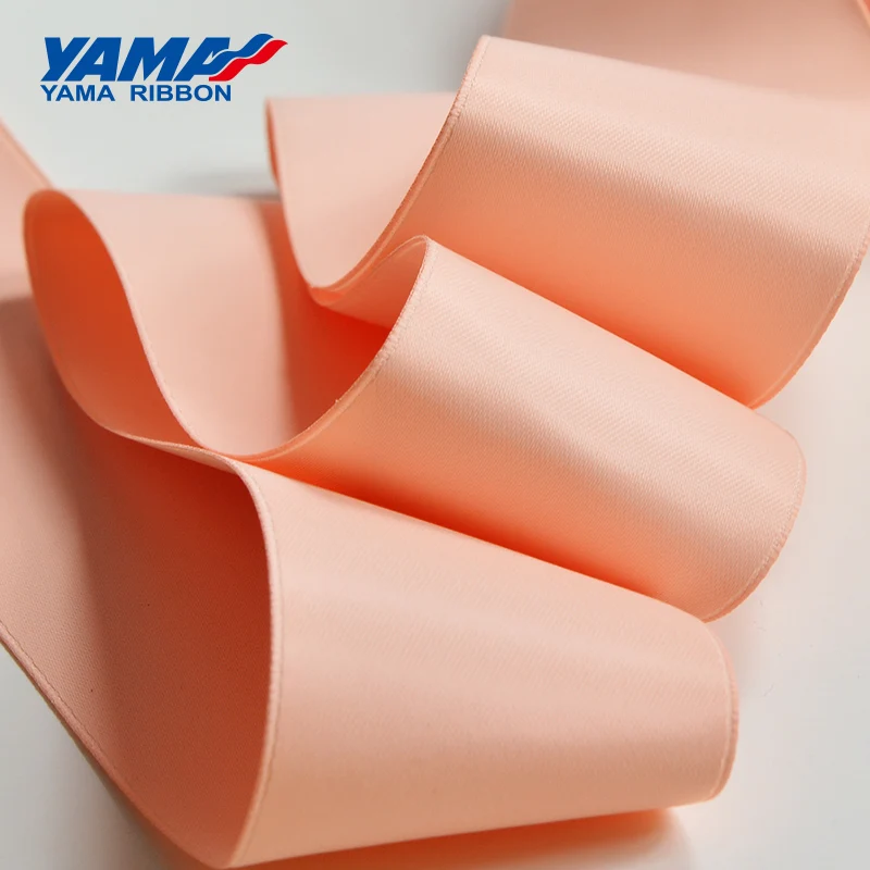 YAMA 100% Polyester Silky Matte Ribbon Double Face  Printed Ribbons 6 9 13 16 19 mm 100yards Gift Decoration Arts and Crafts