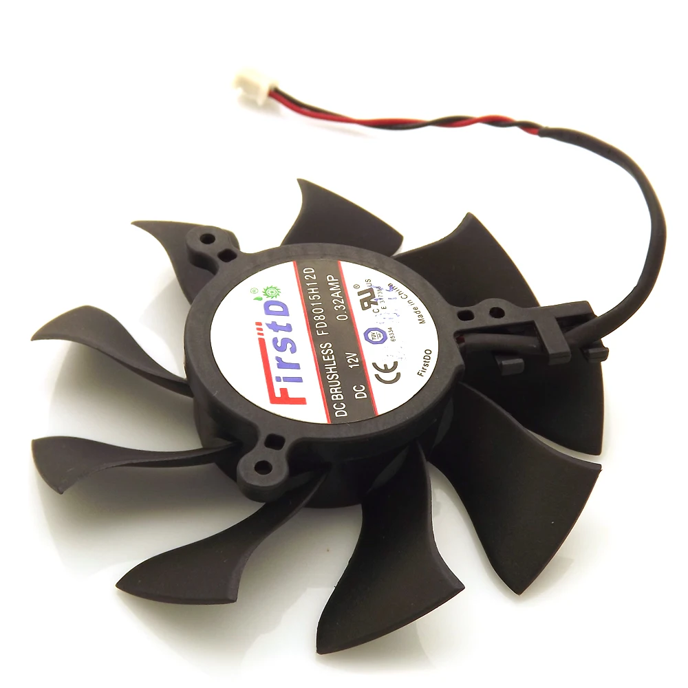 FD8015H12D 12V 0.32A 75mm 39*39*39mm 2Pin For ZOTAC GTX650 GTX650Ti Graphics/Video Card Fan