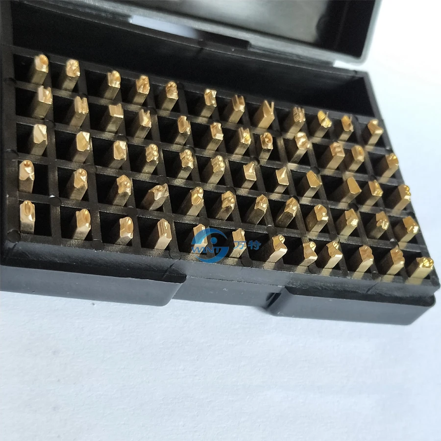 2*3*15, English letter, font,characters for DY-8/HP-241B date coding machine, hot stamp coder, hot ink roll coder, ribbon coder