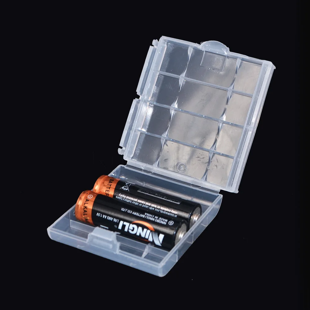 2019 Colorful Plastic Case Holder Storage Box Cover for 10440 14500 AA AAA Battery Box Container Bag Case Organizer Box Case