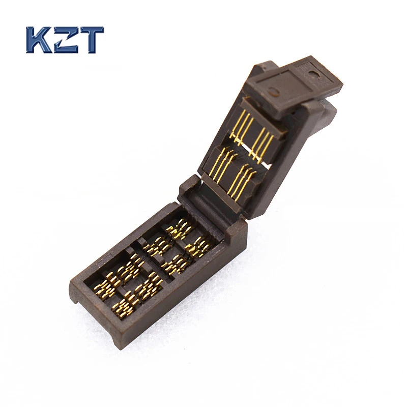 SOT23-6L-1.7 Burn in socket pin pitch 0.95mm IC body size 1.7mm clamshell test programming adapter Kelivn burn in socket