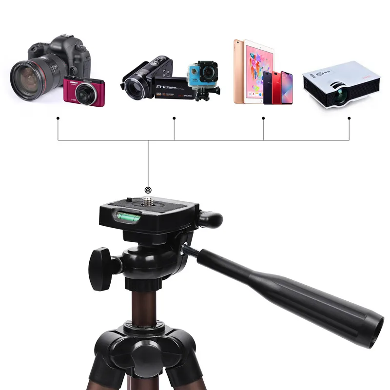 Lightweight Travel Tripod For Phone Universal Video Recording Photography Camera Stand Selfie Stick Tripod With Phone Holder