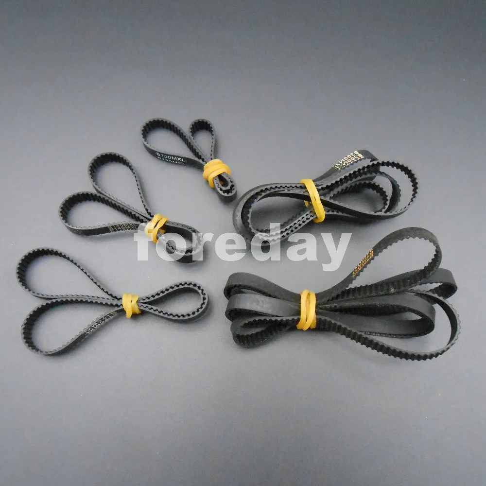 1X MXL Closed loop synchronous Timing belt rubber belt 6mm wide transmission belting 200MM 280MM 340MM 600MM 900MM M6 *FD640-644