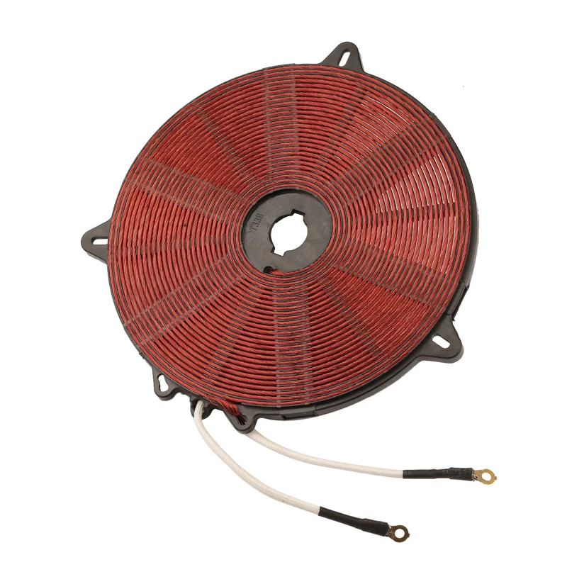 2000W 195mm Induction Heat Coil - Enamelled Aluminium Wire Induction Heating Panel for Induction Cooker Accessory