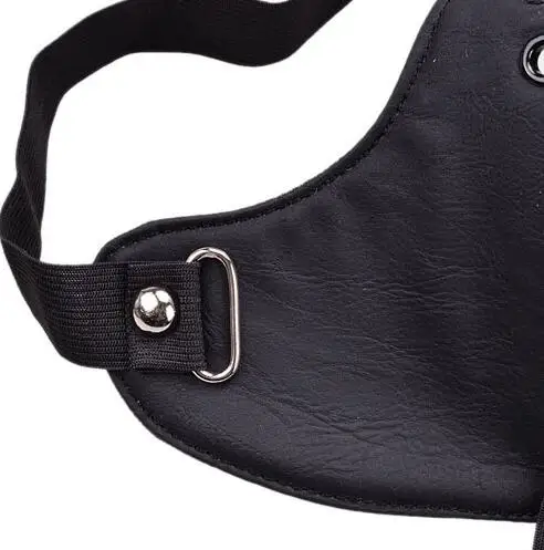 Uomo donna maschere in pelle hip-hop ragazzi ragazze club party Rock and roll traspirante motorbycle riding bocca-muffola R699