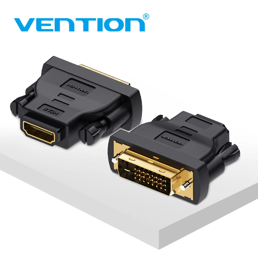 Vention DVI HDMI Adapter DVI to HDMI Converter 24+1 Male to Female 1080P HDTV Connector for PC PS3 Projector TV Box BLUE-RAY new