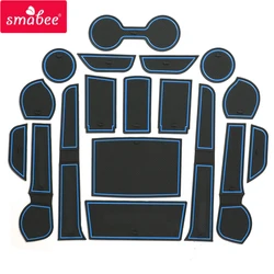 smabee Gate slot pad For Toyota Hilux SR5 4x4 2015 - 2022 Hilux REVO Hi- Interior Door Pad/Cup Non-slip mats red blue white