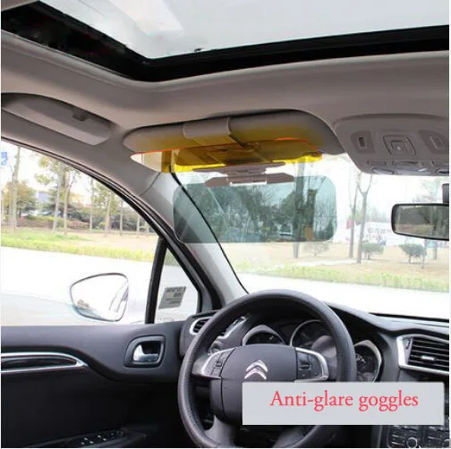 HD Car Sun Visor Goggles For Driver Day & Night Anti-dazzle Mirror Sun Visors Car Clear View Dazzling Goggles