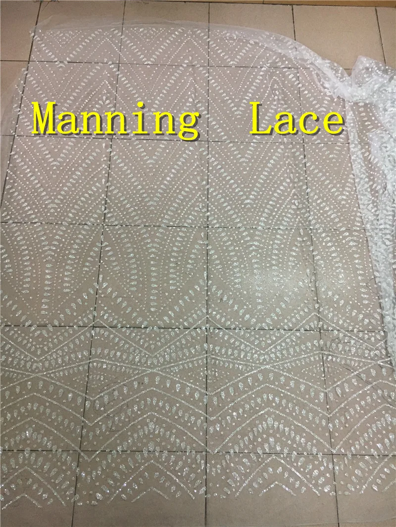 

unique French Nigerian Lace Fabric High Quality glitter Tulle African Laces Fabric in clear color