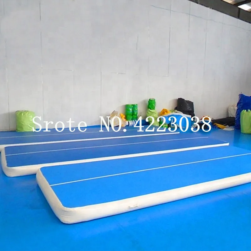 Free Shipping Airtrack 6x1x0.1m High Quality Inflatable Tumble Track/Air Track Gymnastic Mats Free One Pump