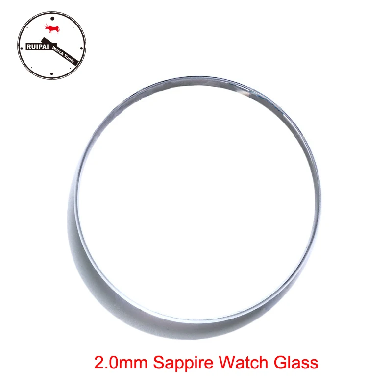 High Quality 2.0mm Thick Sapphire Watch Glass 30mm~39.5mm Watch Tool Replacement Sapphire Watch glass