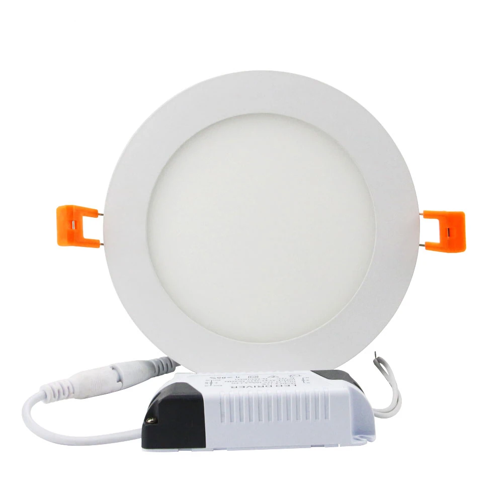 [DBF]LED Ceiling Light Ultra Bright Smart IC Driver 3W 4W 6W 9W 12W 15W 18W Dimmer LED Panel Light AC85-265V LED Lamp 110V 220V