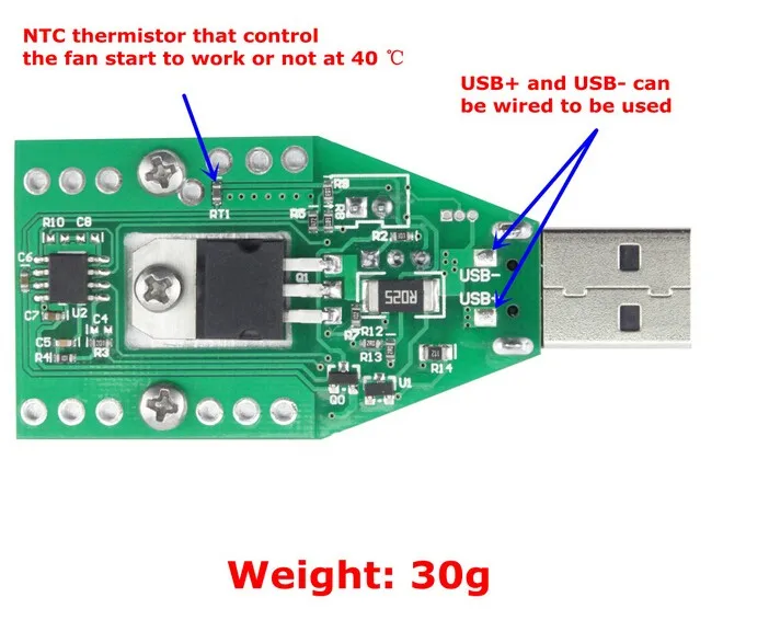 DC 3.7~13V Electronic Load Resistor USB 15w Adjustable Current Interface Discharge Battery Test Capacity With Fan