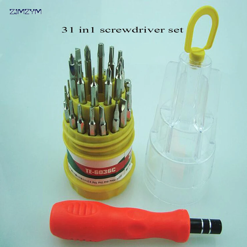 31 In1 Screwdriver Kit Small Mini Combination Universal Set Dismountable Antiskid Handle Multifunction Repair Hand Tool