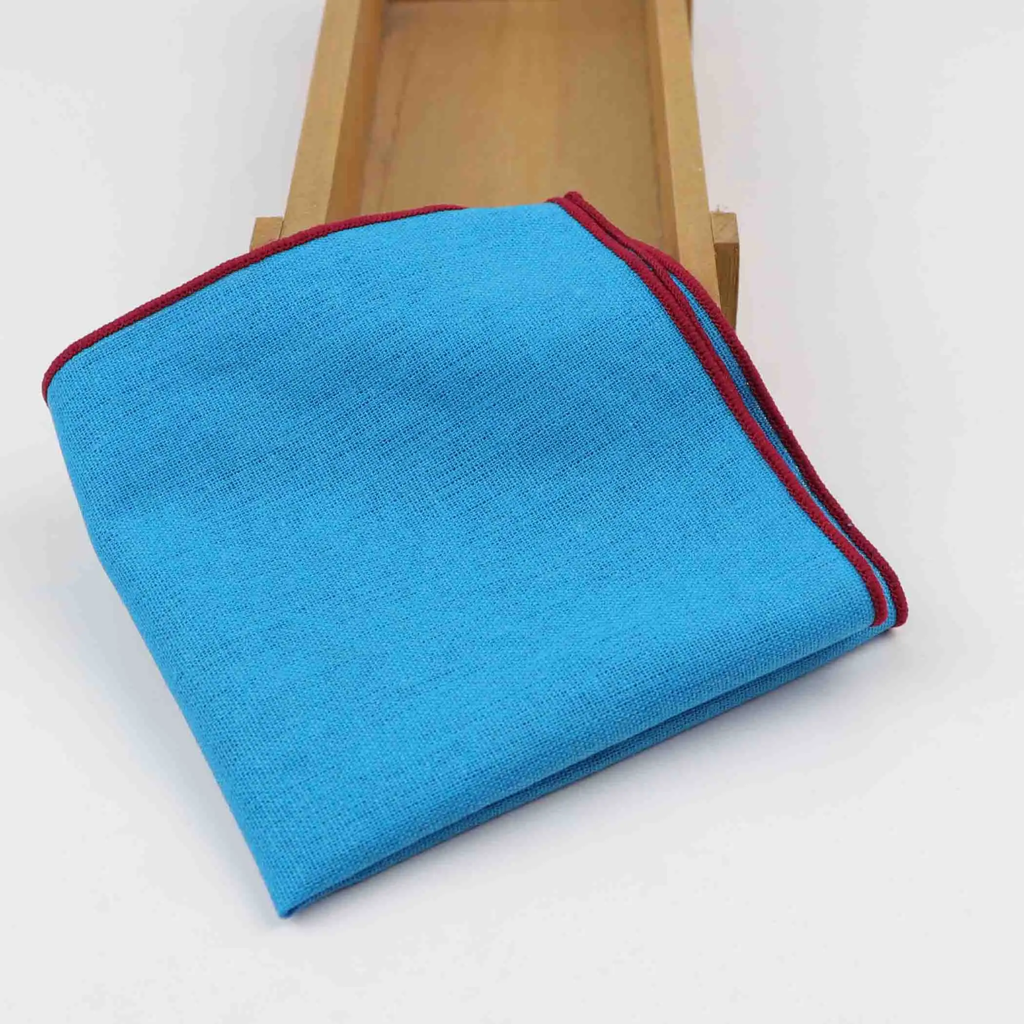 Men's Solid Cotton Handkerchiefs Pocket Square