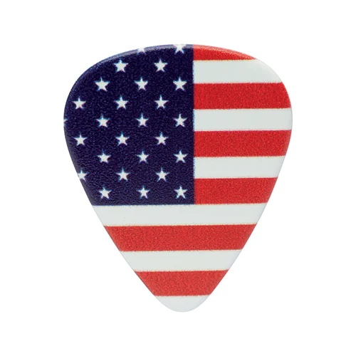 D'Andrea's Cool Plecs US Flag Guitar Pick made with V-Resin Material