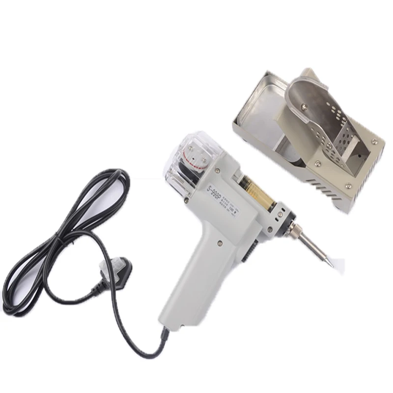 1pcs High Quality PN-998 110 / 220V 100W Electric Vacuum Double-Pump Solder Sucker Desoldering Gun Soldering Iron