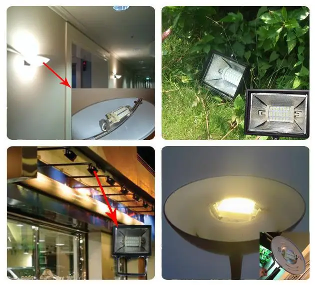 Dimmable 30w Led R7S light 118mm tube lamp No fan J118 RX7S replace 300W halogen lamp AC110-240V