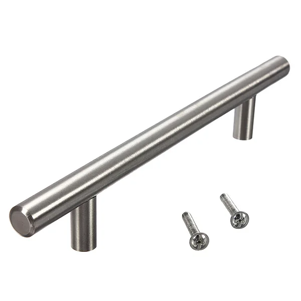 64/96/128mm Stainless Steel T Bar Door Furniture Handles Cabinet Knobs and Handles Pull for Kitchen Cupboard Furniture Handle