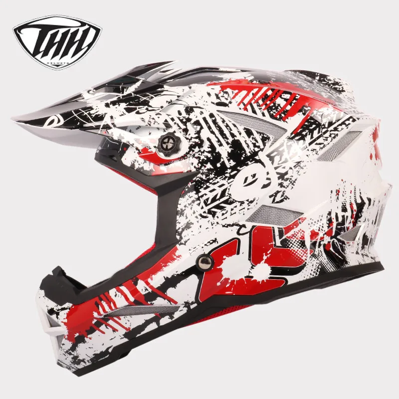 THH t42 downhill helmet cross helmet Professional Off-Road Casque mtb casco brand motocross capacete full face dh helmet