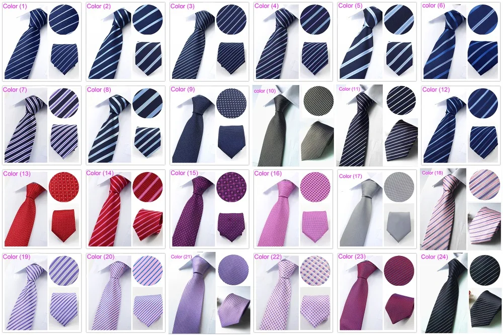 Gift ties and Pocket squares for customers ordering suits at Sarawan