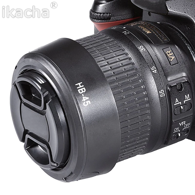 ใหม่กล้องHB-45เลนส์สำหรับNikon D3100 D5100 D3200 18-55