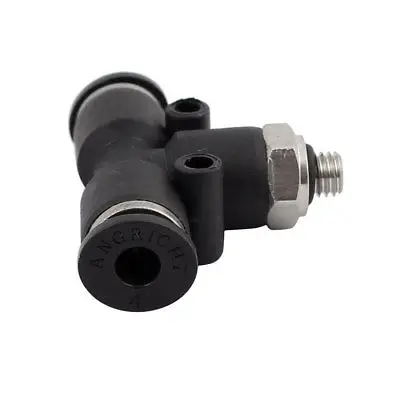 30pcs T Type M5 Male Thread Dia 4mm Push In Joint Connector Quick Fitting