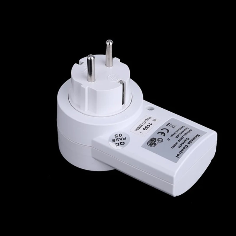 EU Cắm Wireless Điều Khiển Từ Xa Ổ Cắm Điện Chuyển Đổi Ánh Sáng Cắm Outlet ổ Cắm Cắm Điện Nhà Điều Khiển Từ Xa Switcher Outlet