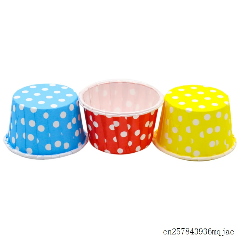 

1000pcs Candy Muffin Cups Ice Cream Cup Cake Baking Cups Dot Cupcake Muffin Cup
