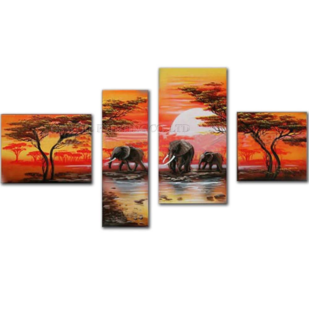 

Skilled Artist Handmade High Quality Abstract Southeast Asia Landscape Oil Painting on Canvas Beautiful Landscape Oil Painting